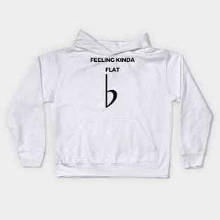 I Need To Rest - Flat Note Funny Music Puns Text On Top Kids Hoodie